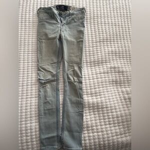 Hollister Light Blue Low-Rise Jean Leggings